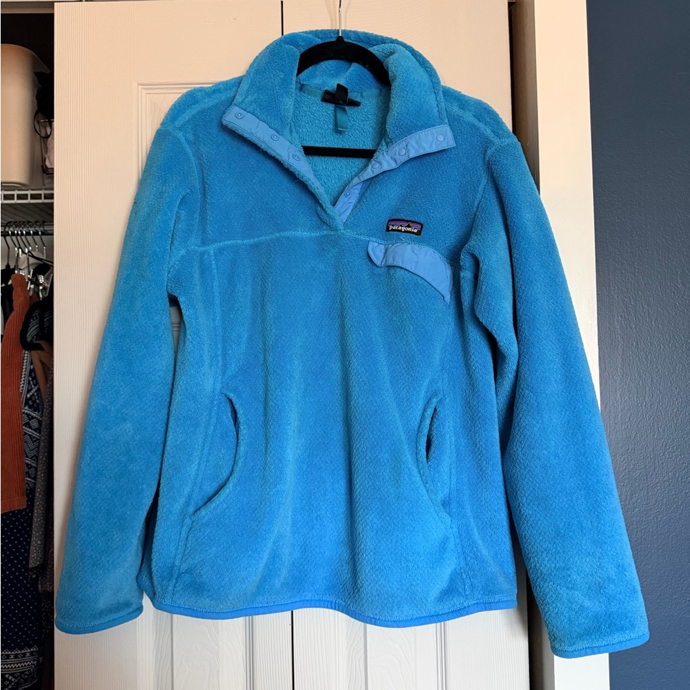 Patagonia Blue Fleece Pullover